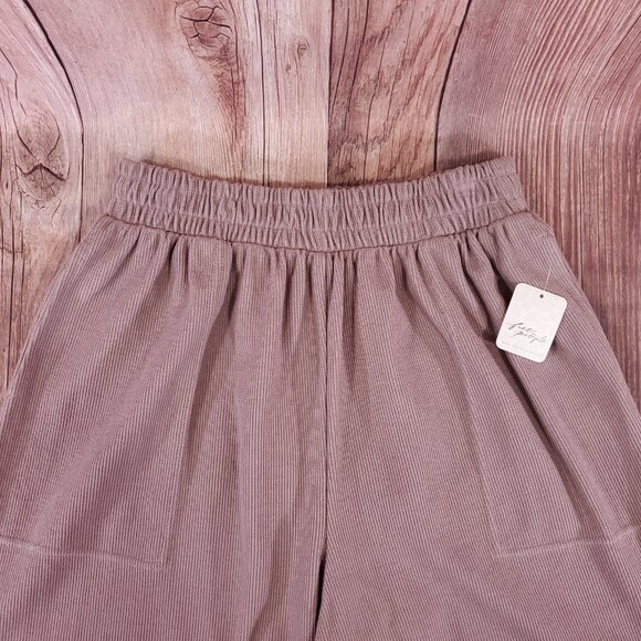 NWT Free People Beach Leo Pants Womens Size Small Slouchy Taupe $70 OB1363086 - Picture 3 of 12
